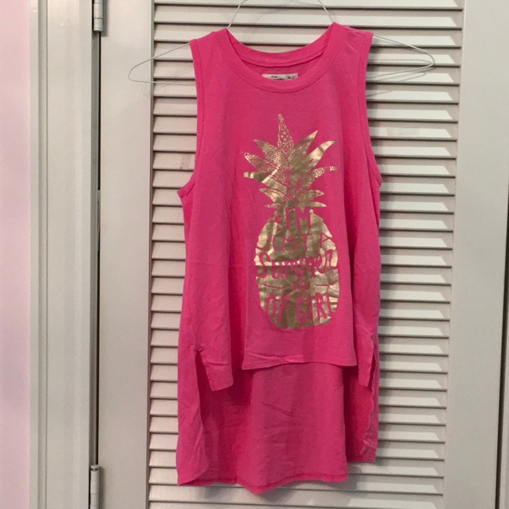 Abercrombie pink summer tunic